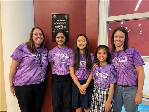 Battle of the Books Winners 2023 with sponsors